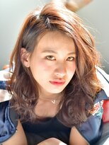 モーブ(MAUVE)&nbsp;MAUVE【大人カワイイ】かきあげウェーブミディ