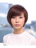 大人かわいいショートボブ