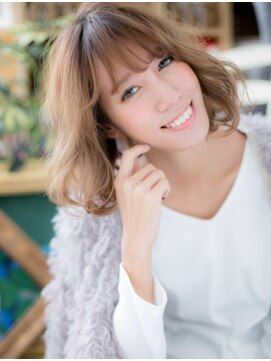 カバーヘア ブリス 戸田公園西口店(COVER HAIR bliss) ★インナーカラー＊くせ毛風抜け感小顔ボブディ★5