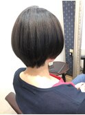 ナチュラルショートボブ