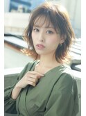 大人可愛いミディアムレイヤー　ユーレルム新宿