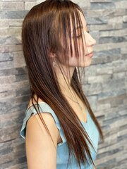 大人可愛い☆髪美人ストレートヘアー　髪質改善　Cカール