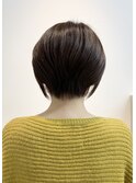 ライン、艶、おさまり◎ショートボブ(バック)