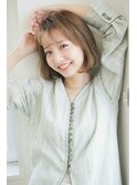 シナモングレージュ☆フレミングハイライト☆【池袋.髪質改善】