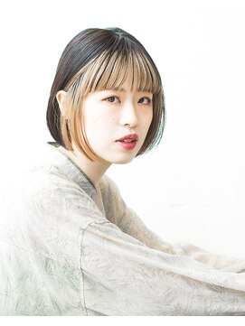 ジュリエッタ(giulietta) ボブ×インナーカラー×フレーミングカラー