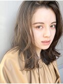 セミウェットウェーブ/ニュアンスカラー/グレージュカラー