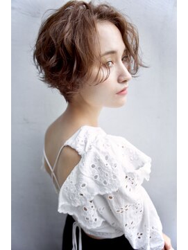 グランアージュ 船橋南口店(grandage) 大人可愛い 前髪なしショート ショコラベージュ 20代30代40代2