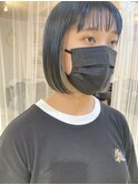 京都　河原町　ツートンカラー　デザインカラー　インナーカラー