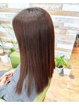 ハウオリ ヘアーワークス(Hauoli hair works) ウルティア×マグネット×ハイブリッド縮毛矯正