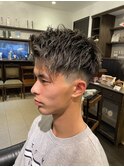 メンズアップバングスタイル