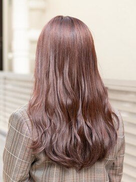 シロ(SiLO) 圧倒的ツヤ感！スモーキーカシスピンク×ゆるウェーブ◇