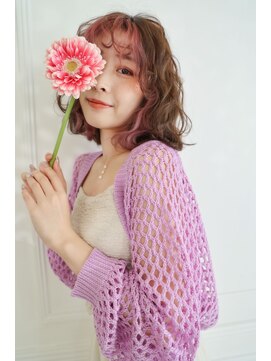 ヘアーメイクパウダー 天王寺寺田町店(Hair make powder) ナチュラルボブ×大人ショートボブ×ウェーブ 20代30代40代