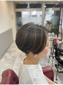 【デザインカラー】太めハイライト×刈り上げショート担当 木曽