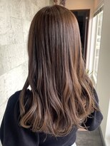 ミルヘアデザイン(mil hair design) ミルクティーベージュダブルカラーインナーカラーケアブリーチ