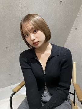 サンド 池袋(sand) 前髪パーマ/マチルボブ/髪質改善/アッシュカラー/グレーベージュ