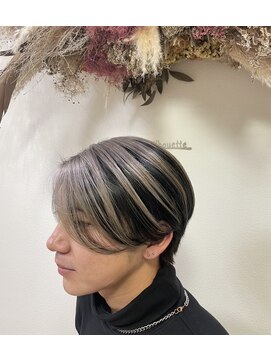 メンズ　バレイヤージュ　八戸20代30代40代