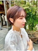 アッシュベージュ/丸みショート/オリーブベージュ[池袋駅]