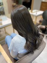 ブラン(blanc)&nbsp;大人オリーブグレー/ブリーチ無しカラー/イルミナカラー