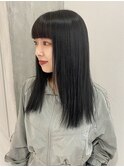 【YOKE】ブルーブラック/暗髪/艶髪/髪質改善/ワイドバング
