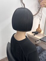 サロンドジョー(salon de joe) 【井上】ボブ/ミニボブ/内巻きボブ/切りっぱなし/ブルーブラック