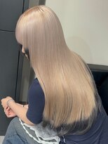 ベレーザ 渋谷(BELEZA)&nbsp;9500渋谷ブロンドホワイトアッシュ髪質改善ストレート韓国ヘア