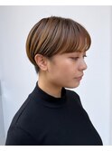 ショートヘアマニッシュショートタイトショート渋谷駅
