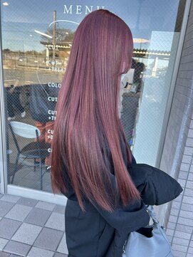 テーラヘアー 鎌取店(TELA HAIR) ブリーチ1回☆ピンクヘアー