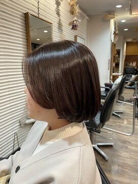 クロード モネ 吉祥寺店(Claude MONET) 【木賀 絵莉子】透明感オリーブベージュ×ボブ