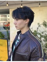 フルール(hair place Fleur)&nbsp;センターパート×メンズカット