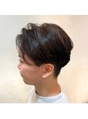 セット簡単ニュアンスパーマメンズビジネスカジュアル