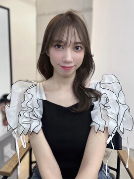 フォンズ(FONS) 上品韓国ヘアラベンダーグレージュ