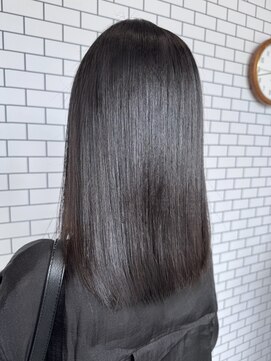 ネウィ 宮崎店(newi) 艶感◎髪質改善ストレートで上品ナチュラルボブ