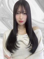 サロンドルテラ (Salon de Lutella) 【髪質改善】韓国風ローレイヤー髪質改善ストレートダークグレー