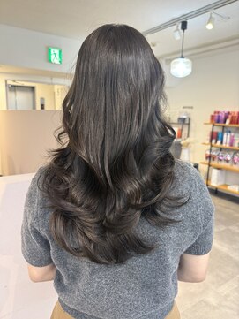 ミョンシル ブリーチなしグレージュ