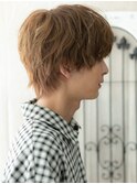 ハイトーンカラー無造作ニュアンスパーママッシュa仙台愛子
