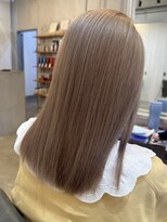 シェル 津山の手店(shel)&nbsp;ブリーチあり◎20代30代40代ミルクティーベージュ/冬カラー/小顔