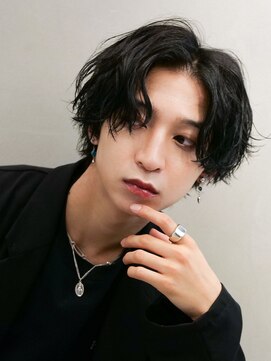 men's salon L-MARK 四条烏丸【12月 NEW OPEN(予定)】 センターパート/波巻きパーマ/スパイラルパーマ/men's