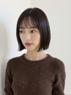 ライズ ネックス ザ サロン 渋谷(LIZE nex the salon) 韓国ボブ［#渋谷駅 #韓国 #髪質改善 #ボブ #レイヤー］