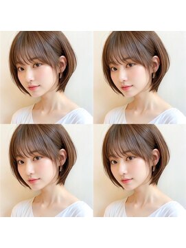 前下がりショートボブ