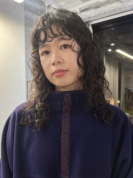 セミロングパーマ/Aラインパーマ
