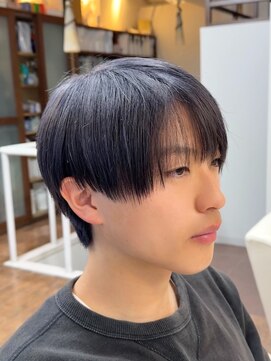 スタジオフォーエイチ(STUDIO 4H) ラウンドマッシュ/シースルーマッシュ/パープルアッシュ/メンズ