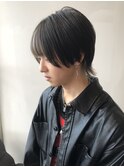 インナーカラー×マッシュウルフ