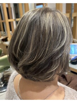 アース モード 新小岩店(EARTH/M) ボブ×グレージュ