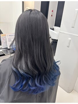 アライブ ハラジュク(ALIVE harajuku) ブリーチインナーバレイヤージュグラデーションカラー夕貴