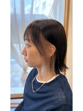 シアン 橋本店(Shian) 外ハネボブ インナーホワイトベージュ
