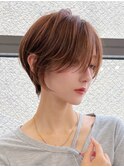 美フォルムで魅せる丸みショート