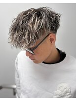 アクロ 本店(ACRO)&nbsp;広島メンズ/バロックパーマ/ホワイトメッシュ