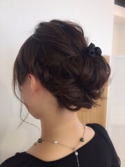 ボブでも出来る！フルアップのヘアセット！