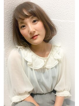 ビレントル(BRENTL) 愛されボブにチェンジ☆透明感ふんわりスタイル