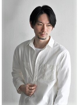 ゴッソ(gosso) Men'sビジネスでもいけるセンター分けスタイル